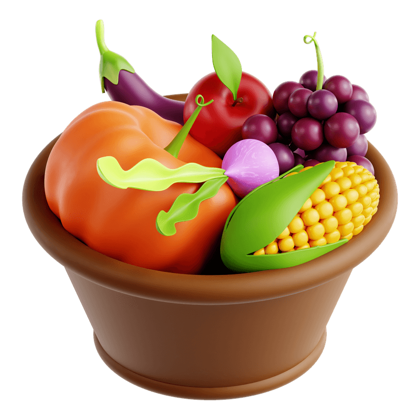 3D Harvest Illustration